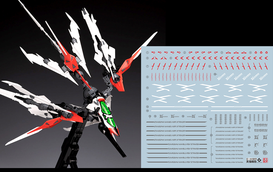 139 Water Decal MG1/100 Maneuver Striker Pack ยี่ห้อ S.I.M.P. Model Decal