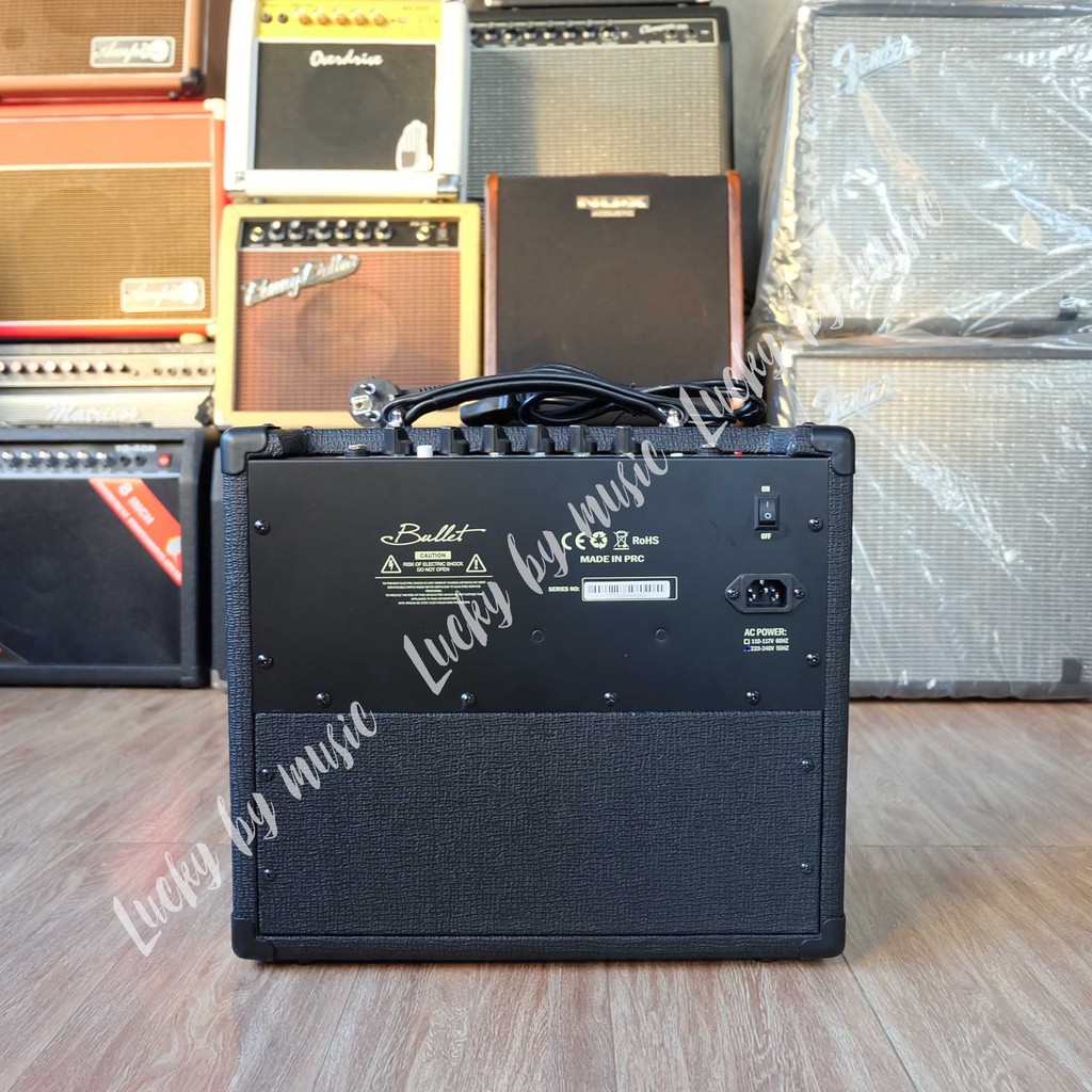 แอมป์เบส Bullet BT-15 กำลังขับ 15 วัตต์ ลำโพงขนาด 8 นิ้ว สีดำ