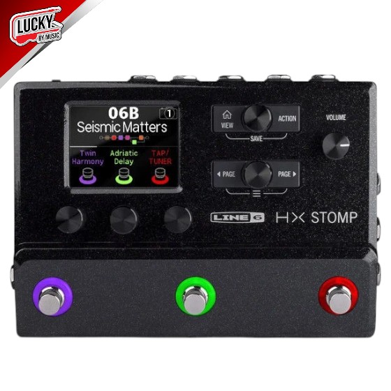Line 6 HX Stomp มัลติเอฟเฟค Multi Effect [ประกันศูนย์ไทย] เอฟเฟคกีตาร์ พร้อมเอฟเฟคในตัวมากมาย