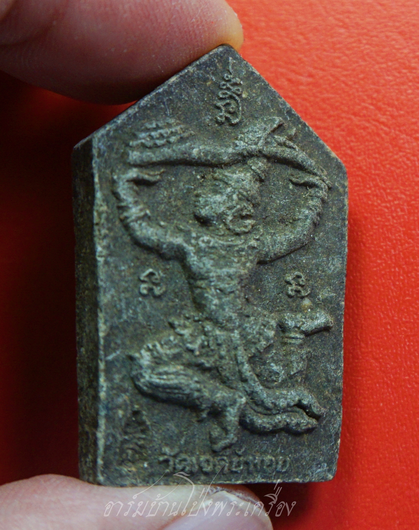 พระยอดขุนพล วัดเจดีย์หอย หลัง พระนารายณ์ เนื้อผง(องค์ที่3)