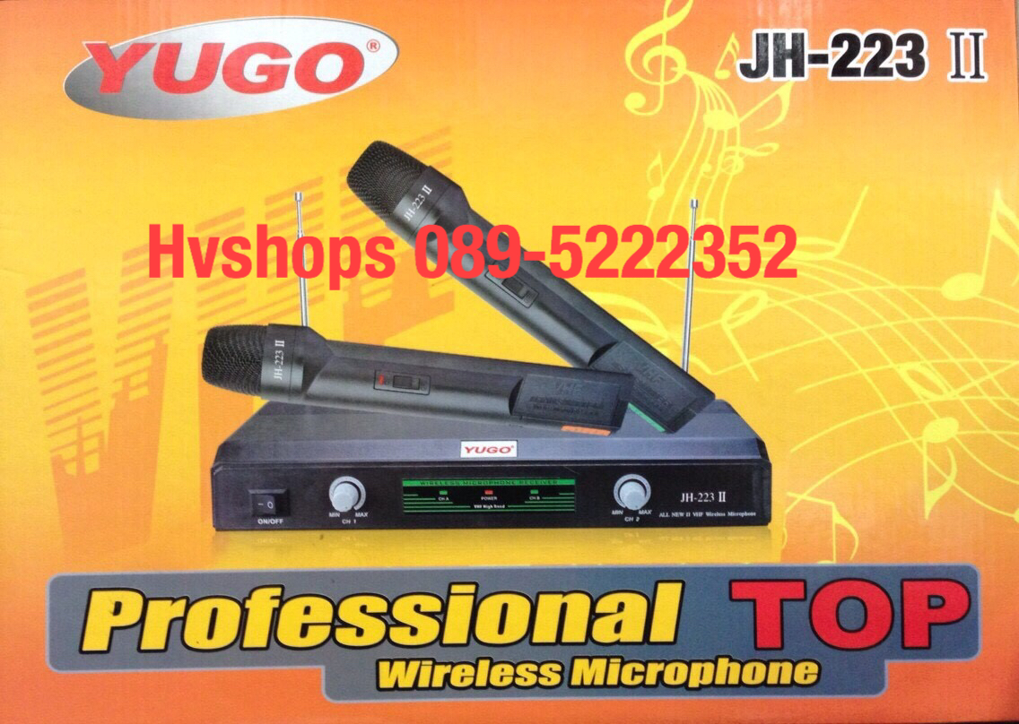 ไมโครโฟน ไมค์ลอย ไร้สาย YUGO JH-223II