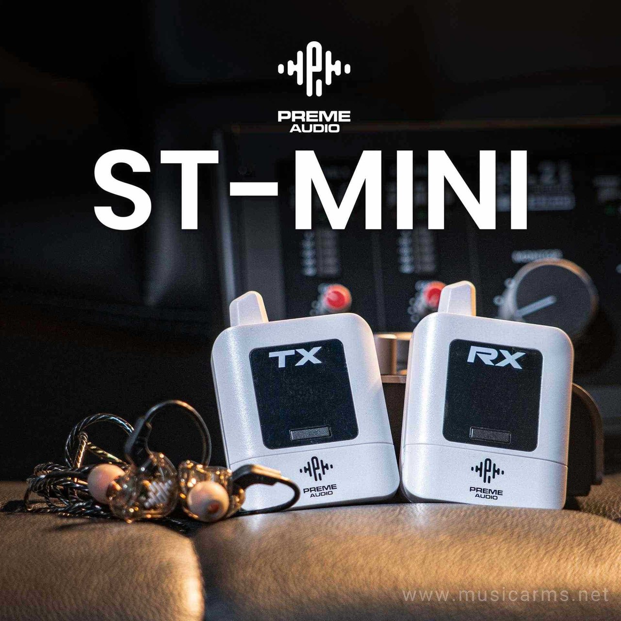 Preme Audio ST-mini | ไวเลสอินเอียร์มอนิเตอร์ 2.4GHz ฟังก์ชัน Mute ระดับโปร เสียงคมชัดสัญญาณนิ่ง