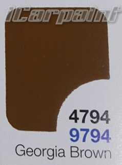 สีNKY น้ำตาล Georgia Brown