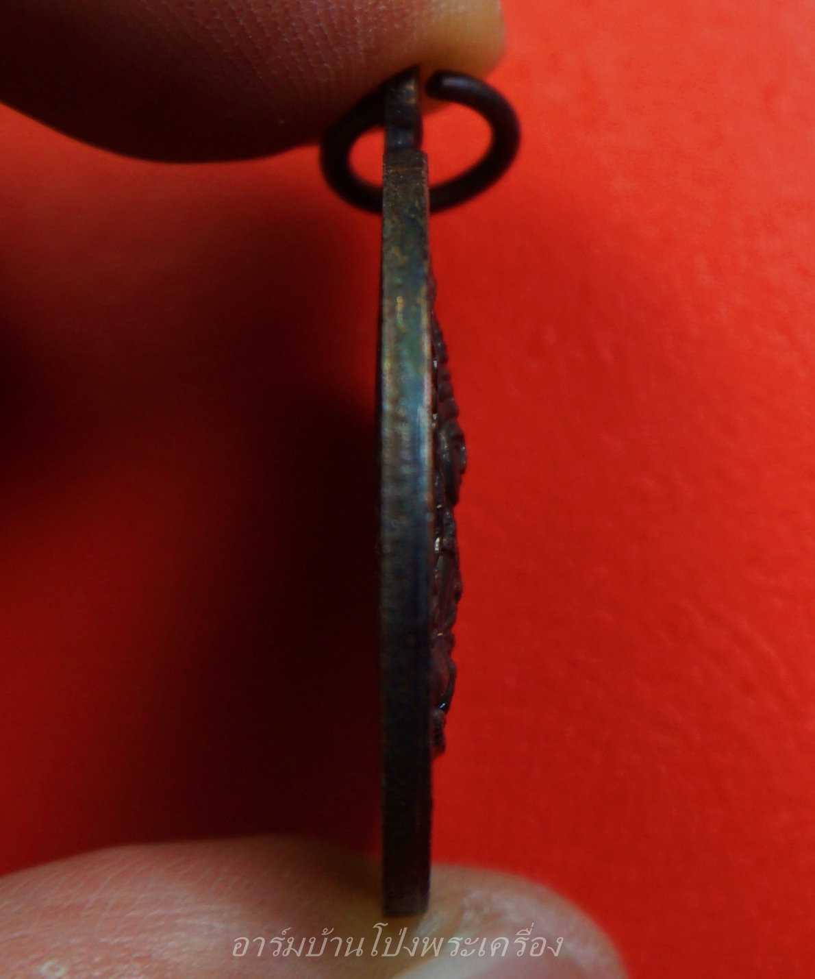 พระพุทธนิมิตร วัดตาผา ปี๒๕๒๔ เนื้อทองแดงรมดำ มีจาร(องค์ที่4)