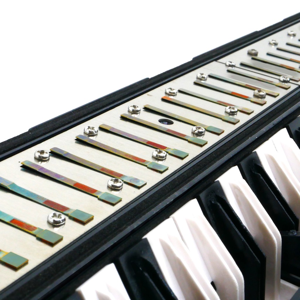 (สีชมพู) Melodian ขนาดมาตรฐาน 32 คีย์ พร้อมอุปกรณ์ครบชุด เสียงดี ไม่กินลม