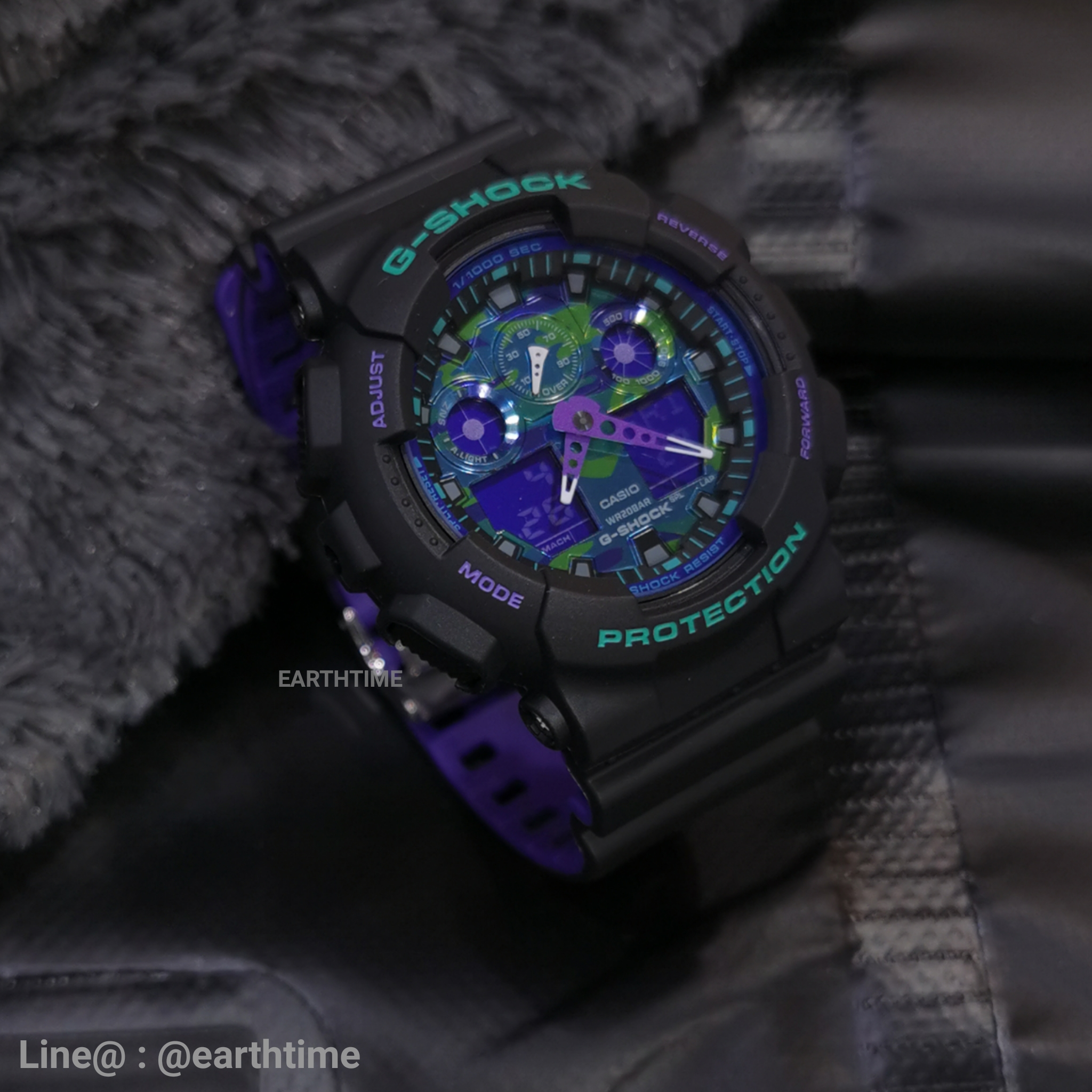 G-Shock ของใหม่แท้100% รับประกัน 1 ปี GA-100BL-1ADR