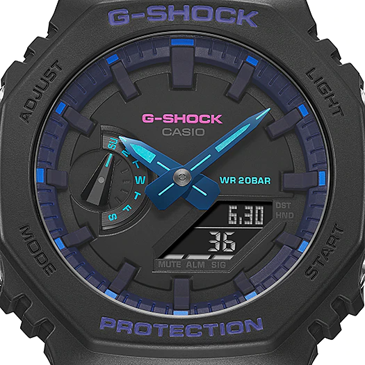 GA-2100VB-1A l Virtual Blue Analog-Digital Series l ของใหม่แท้100%