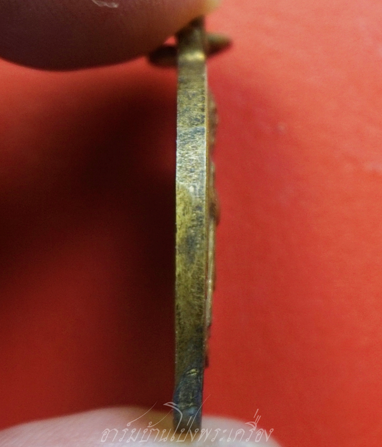 ชูชก วัดป้อมรามัญ หลังยันต์ห้าแถว รุ่นรวยให้เพลิน เนื้อทองฝาบาตร(องค์ที่1)