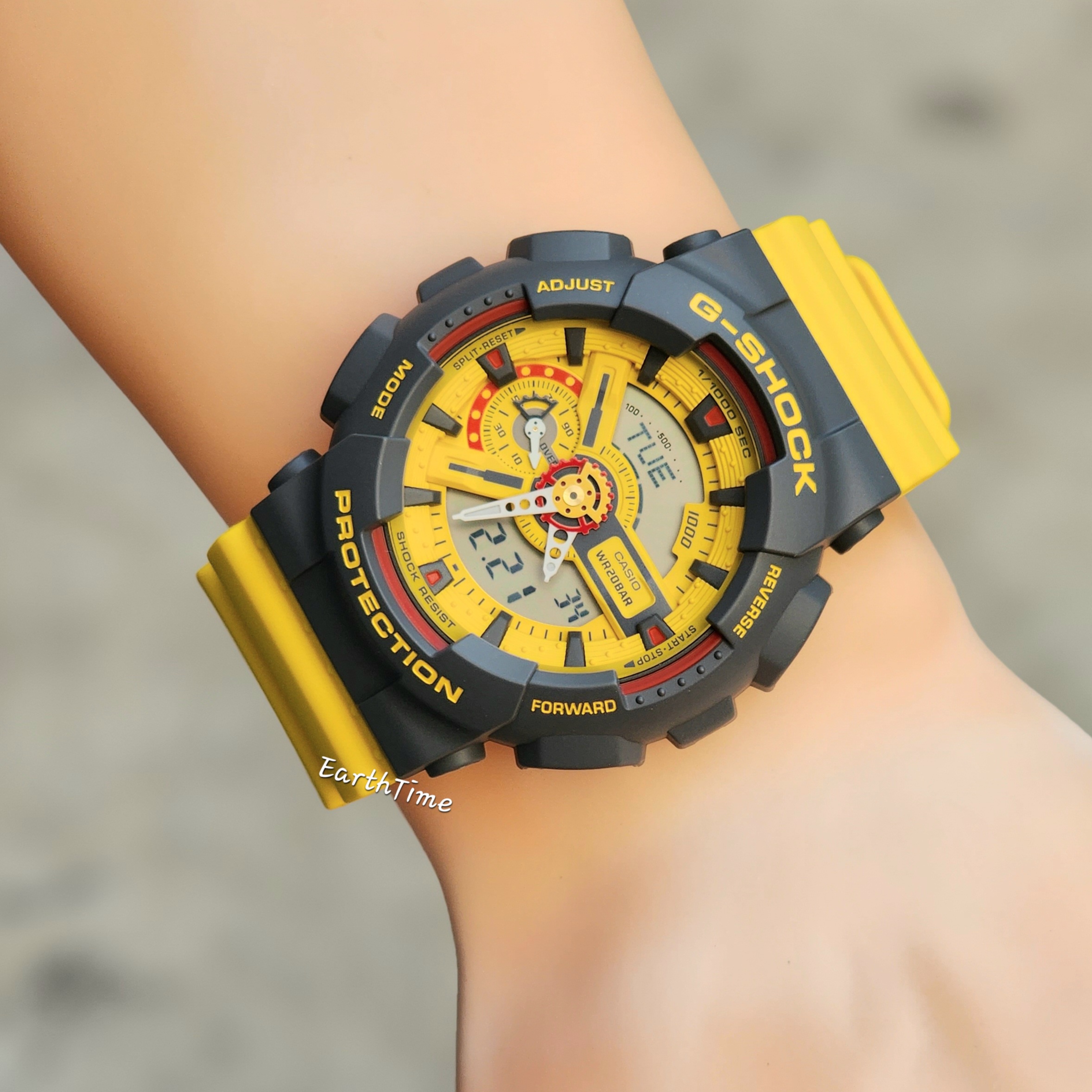 GA-110Y-9A l Classic Yellow G-Shock Series l G-SHOCK