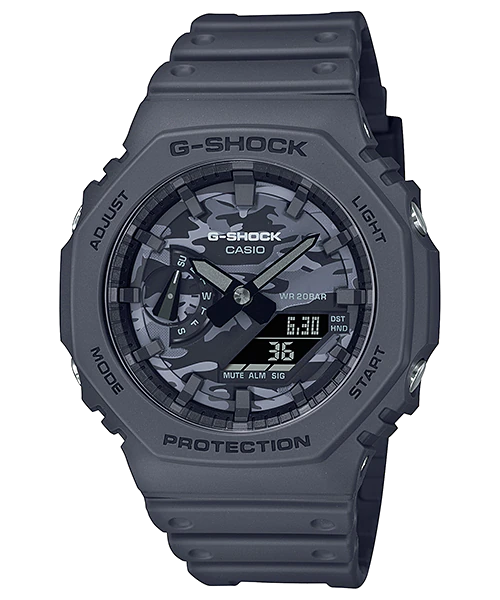 G-Shock GA-2100CA-8A l Utility Camo Series l ของใหม่แท้100%