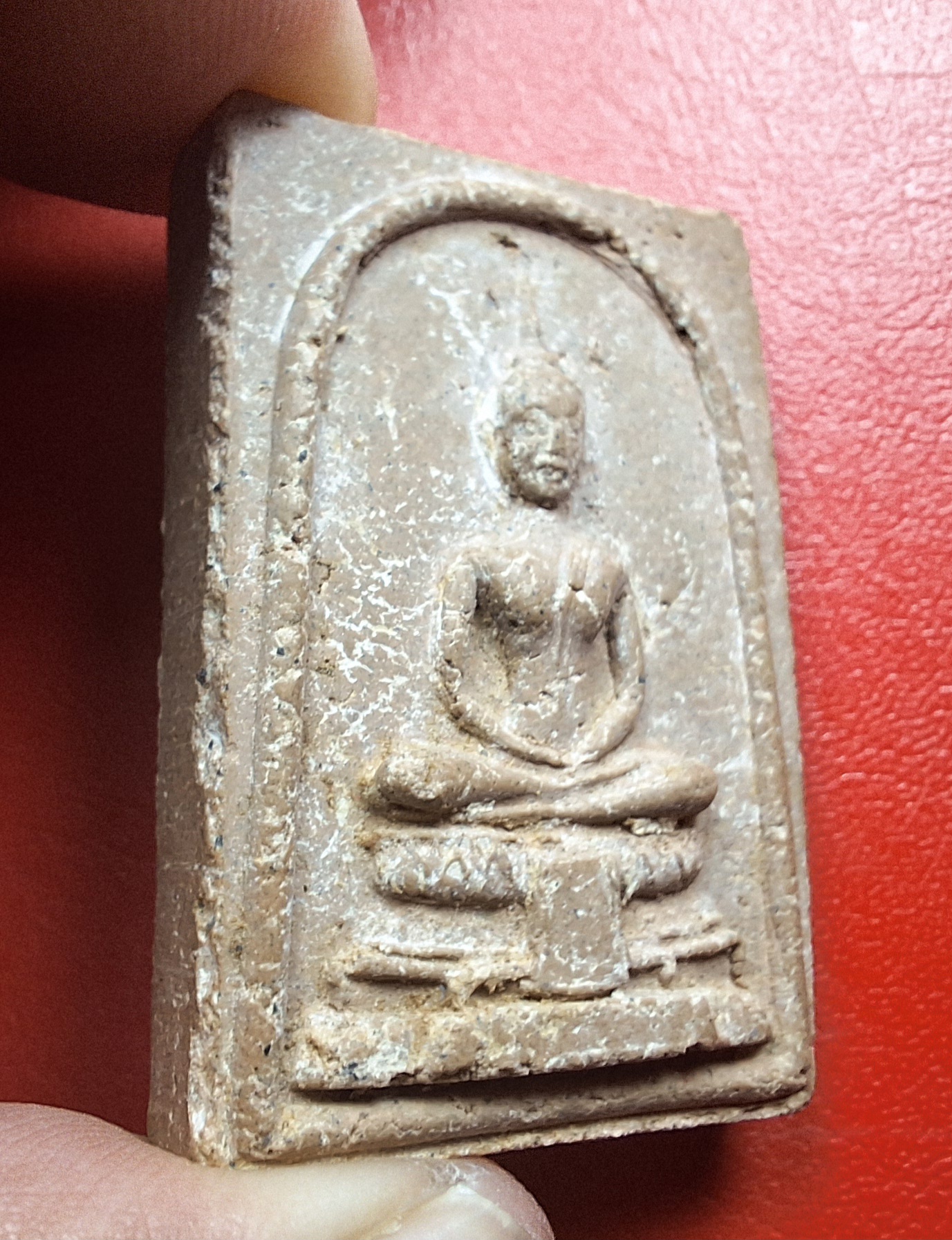 พระสมเด็จ วัดบางกระ รุ่นชนะเลิศ รางวัลที่๑ ประกวดในงานนิทรรศการประกวดพระ กทม. ปี๒๕๒๖ พระครูประยูร ชุติปญโญปลุกเสก(องค์ที่1)