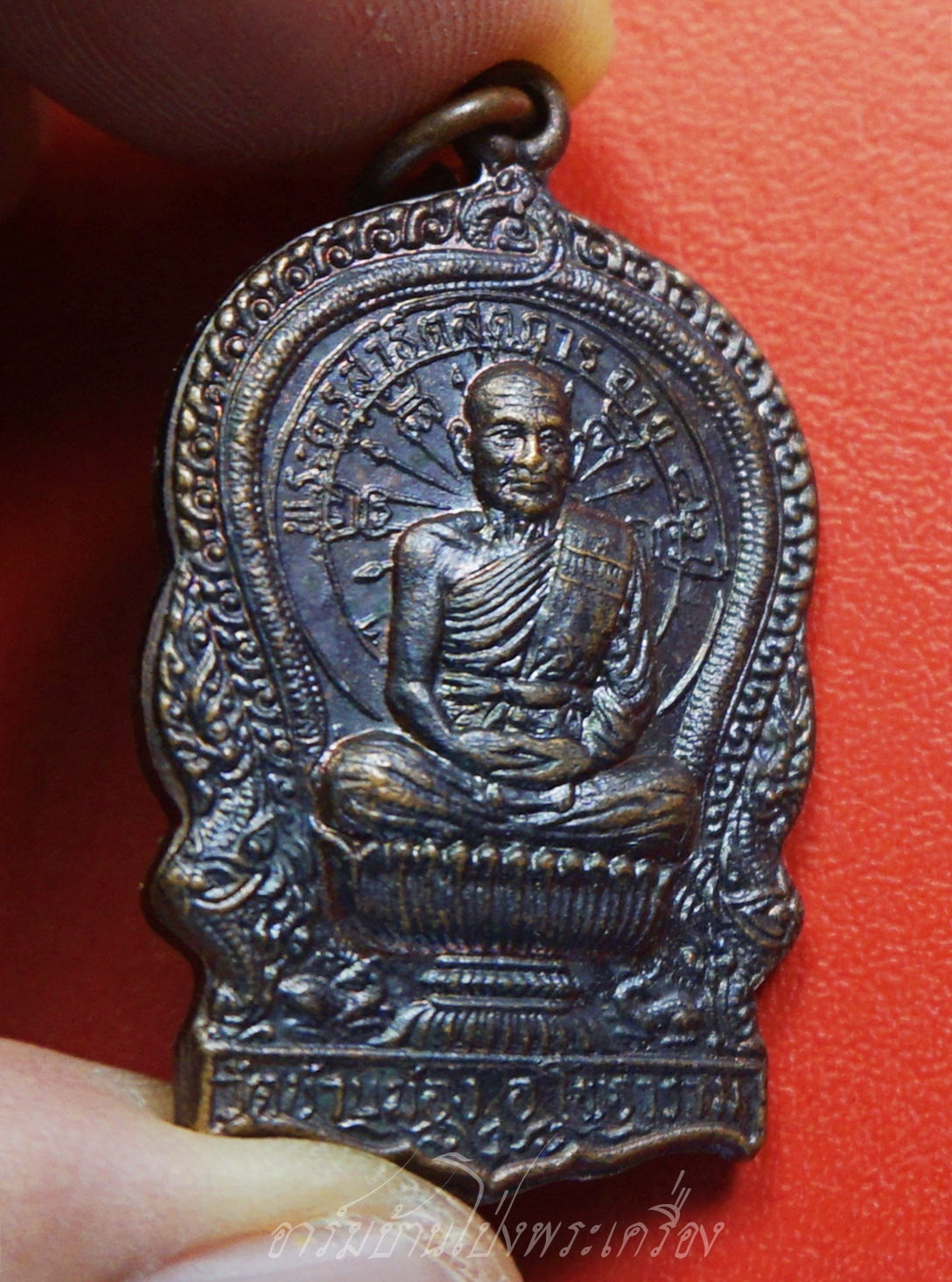 หลวงพ่อโท พระครูสาธิตสุตการ วัดบ้านฆ้องใหญ่ อายุ๘๒ปี รุ่นแรก(องค์ที่3)