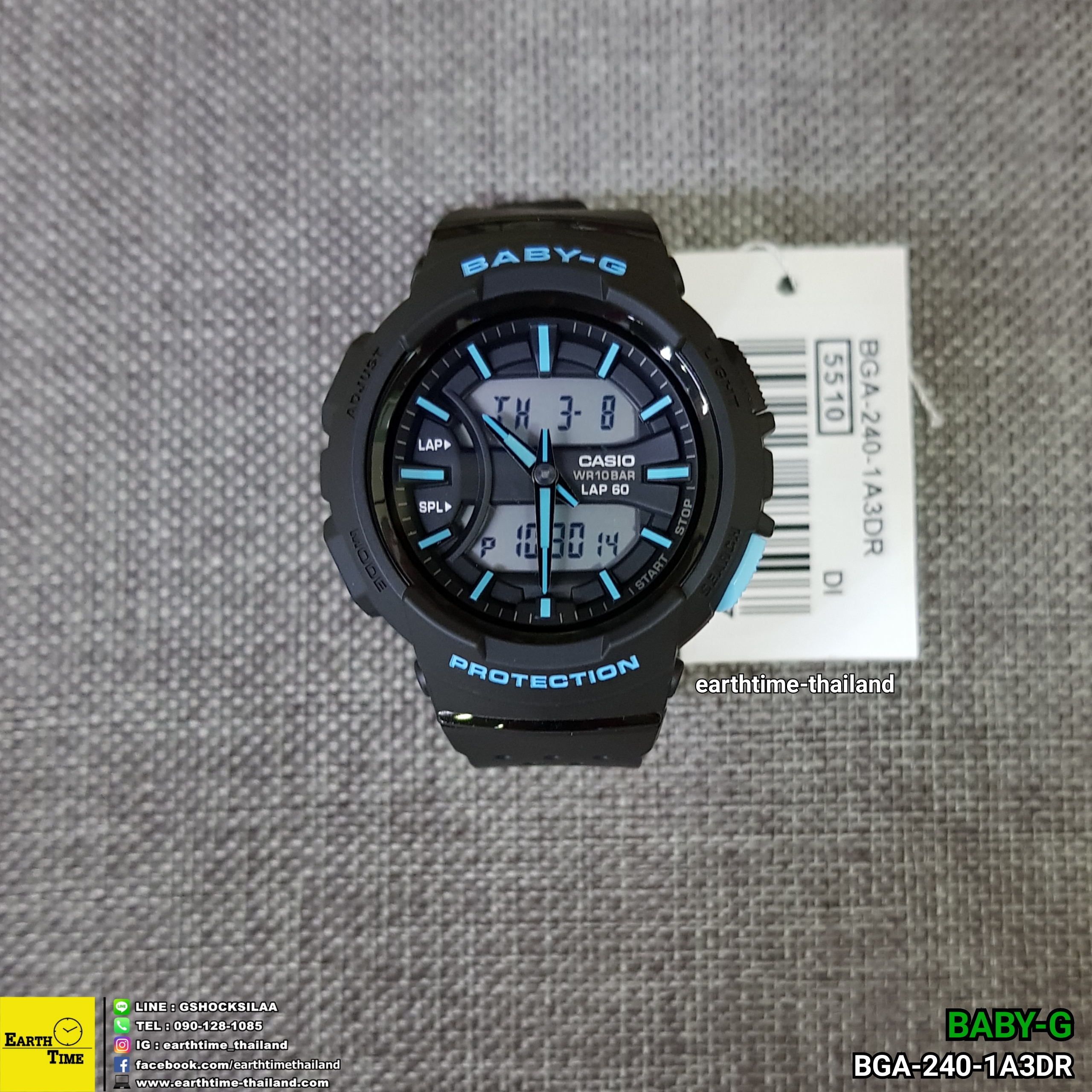 Baby-G Running Series ของใหม่แท้100% รับประกัน 1 ปี BGA-240-1A3DR