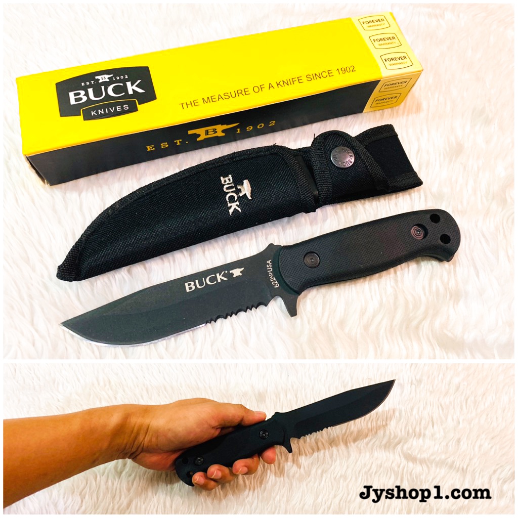 มีดใบตาย Buck 622 ใบมีดดำ