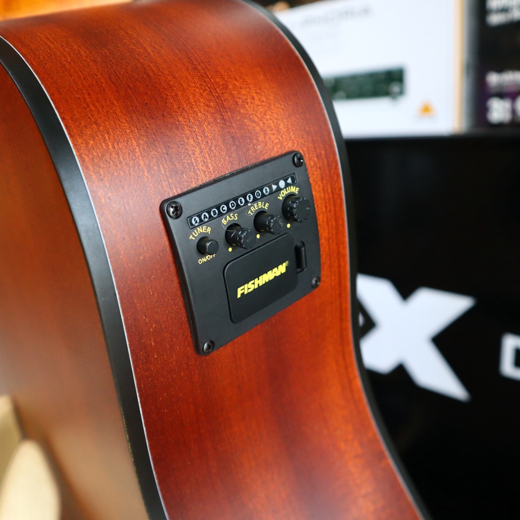 SQOE หน้าไม้แท้ 💥 กีต้าร์โปร่งไฟฟ้า รุ่น WD68