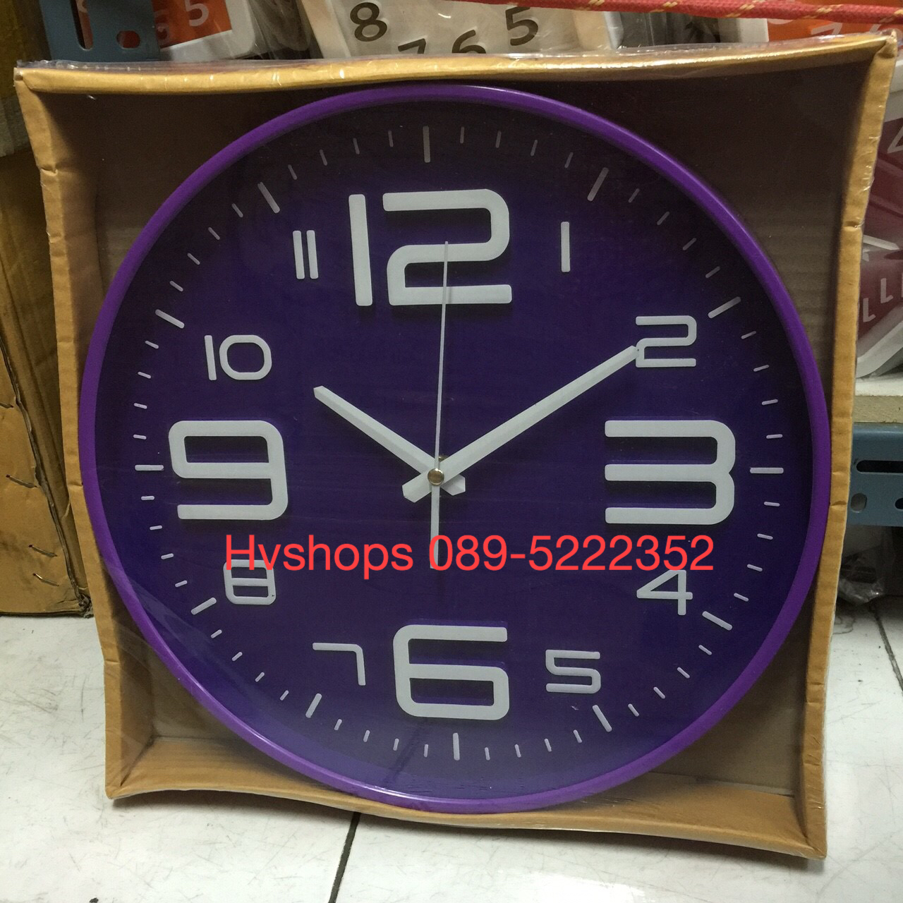 นาฬิกาติดผนัง Good รหัส 09528 สี ม่วง