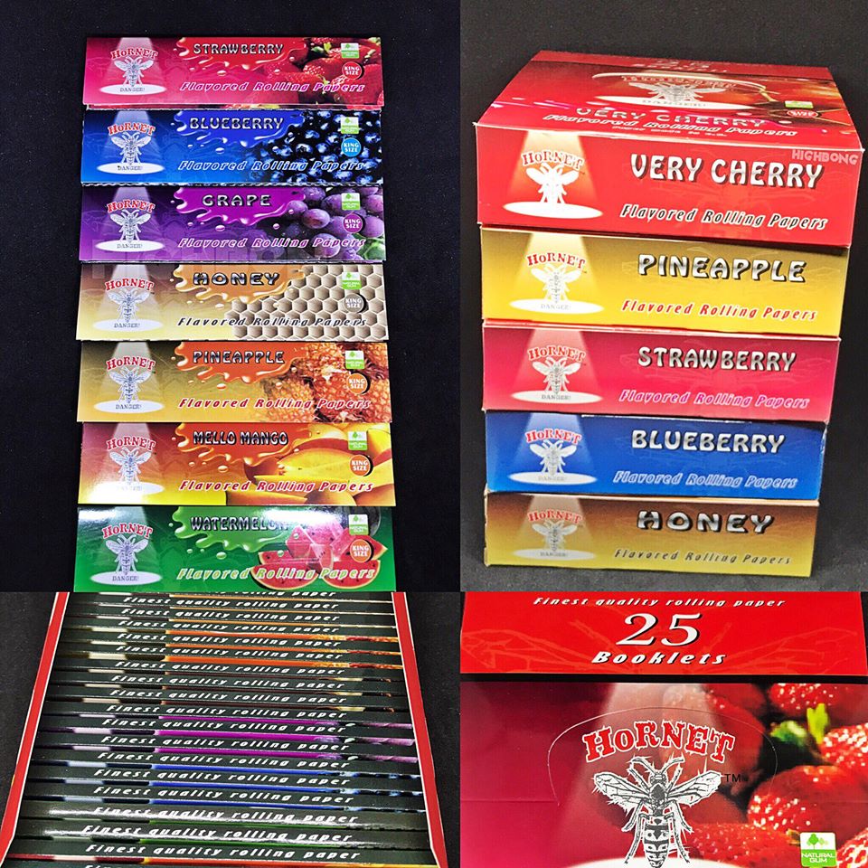 กระดาษรสผลไม้ 1กล่อง / 25ชิ้น (King Size)(คละกลิ่น)