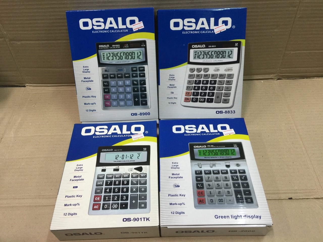เครื่องคิดเลขจีน osalo รุ่น OS-8833