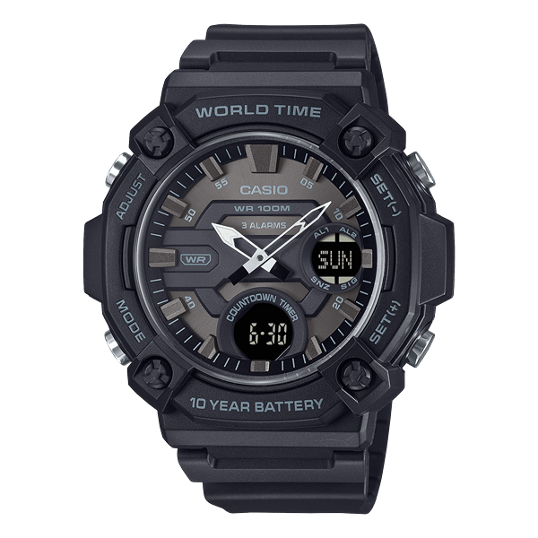AEQ-120W-1BV l CASIO สายเรซิ่น