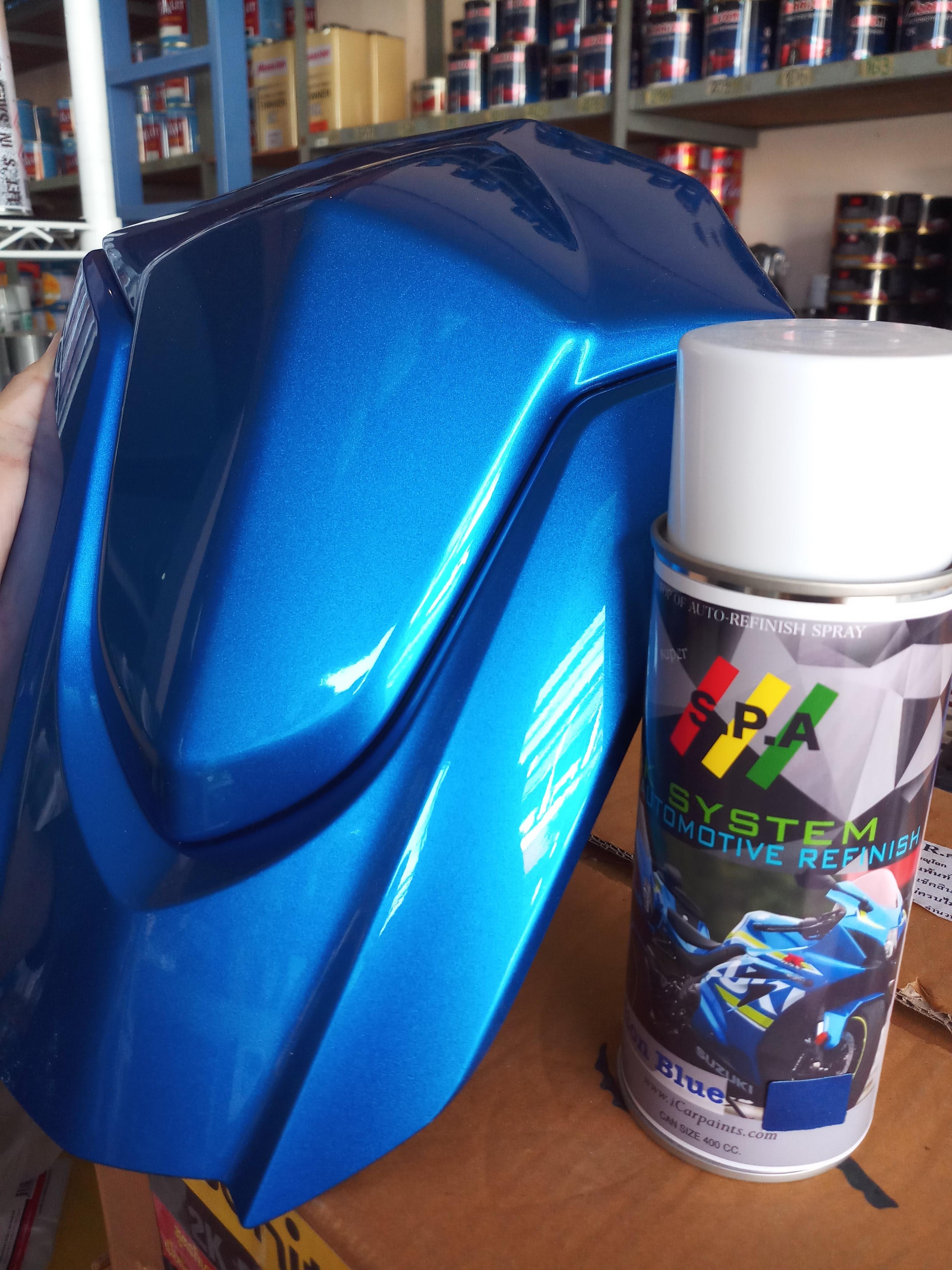 สีสเปรย์พ่นมอเตอร์ไซต์Suzuki S.P.A Triton Blue