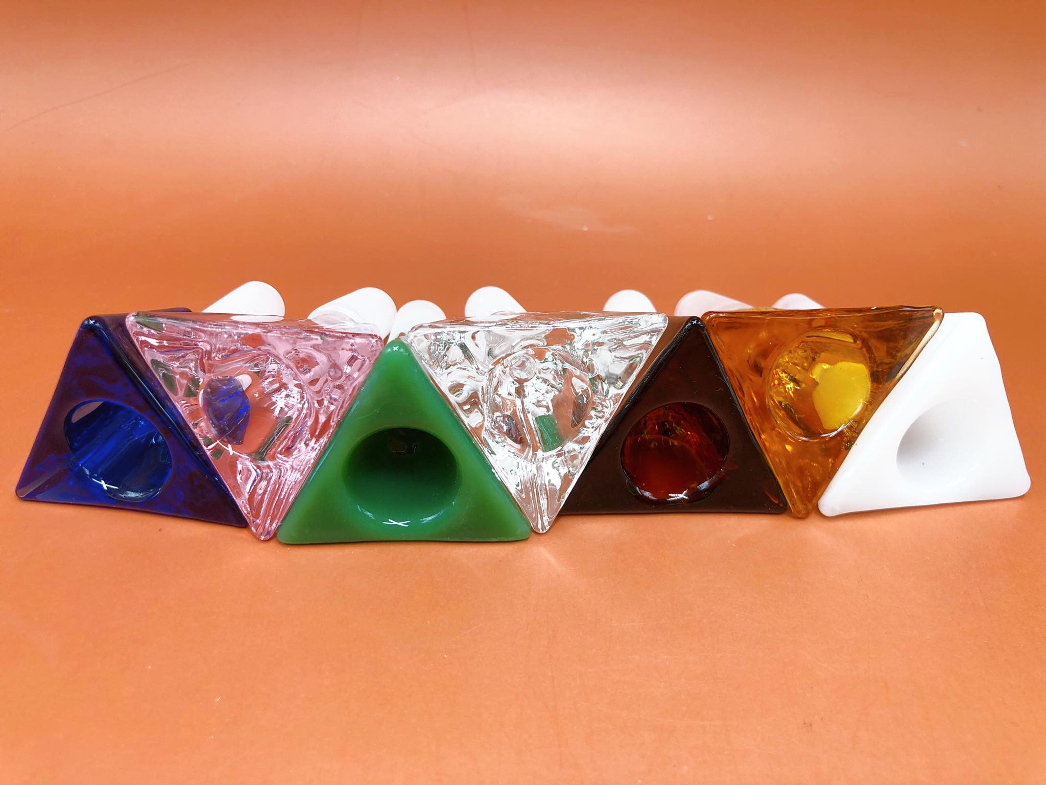 Triangle Diamond Glass Cup (14.5mm.)