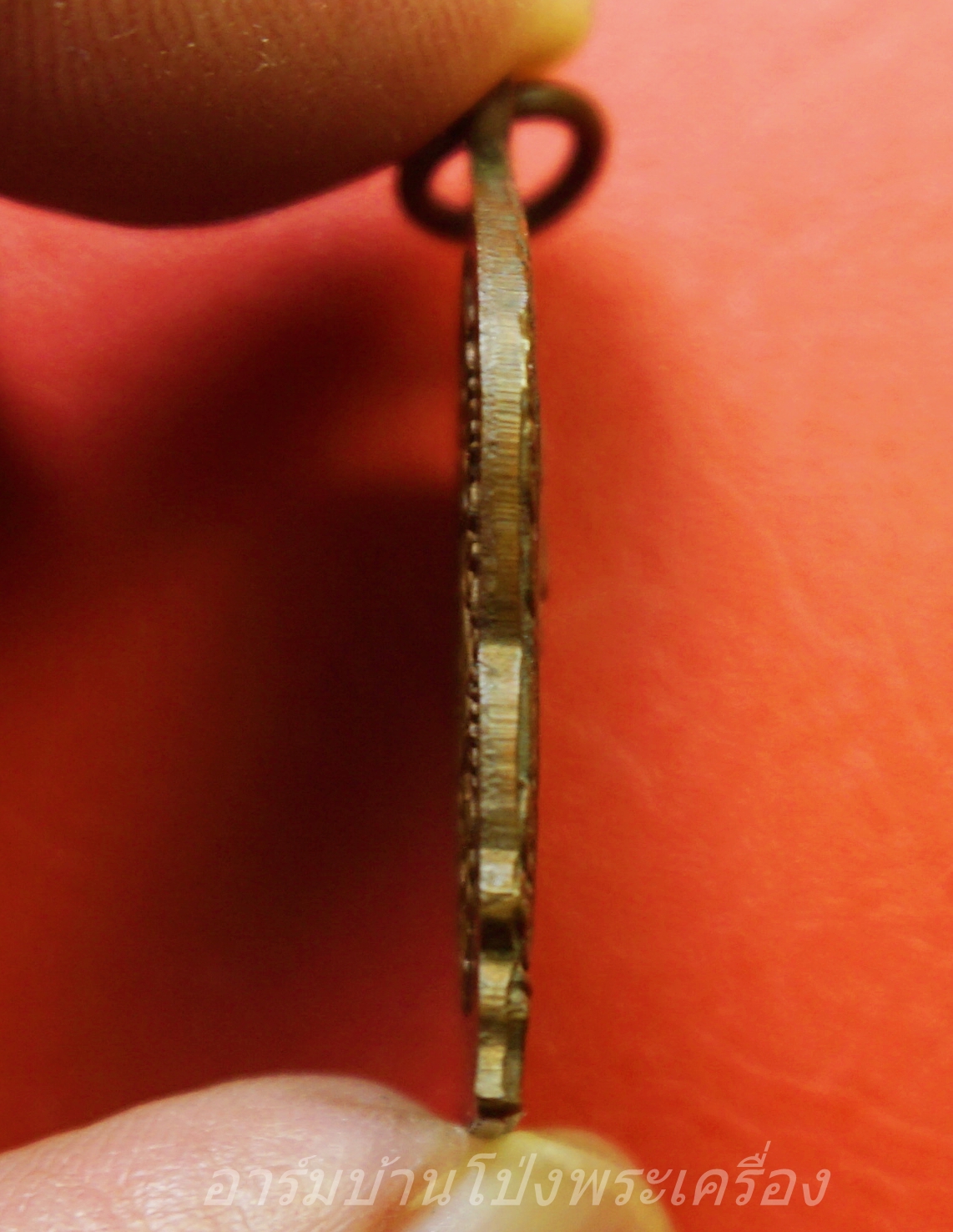 หลวงพ่อป๋อง วัดหนองกระทุ่ม งานพระราชทานเพลิงศพ ปี๐๗ เนื้อทองแดงผิวไฟ(องค์ที่2)