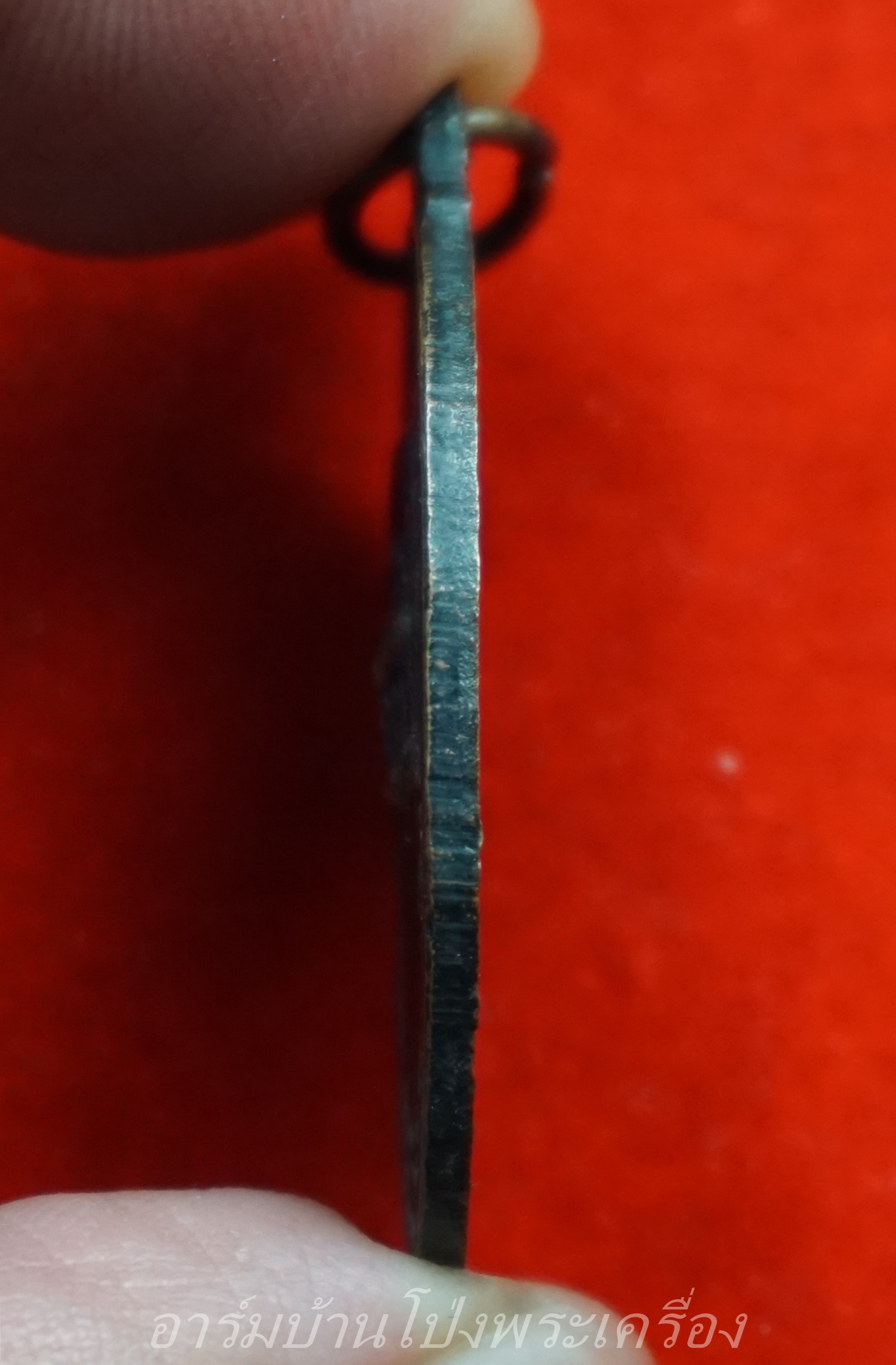 หลวงพ่อเทศ วัดหนองกระทุ่ม รุ่นแรก ปี๒๕๑๓ พิมพ์หน้าหนุ่ม เนื้อทองแดงรมดำ(องค์ที่2)