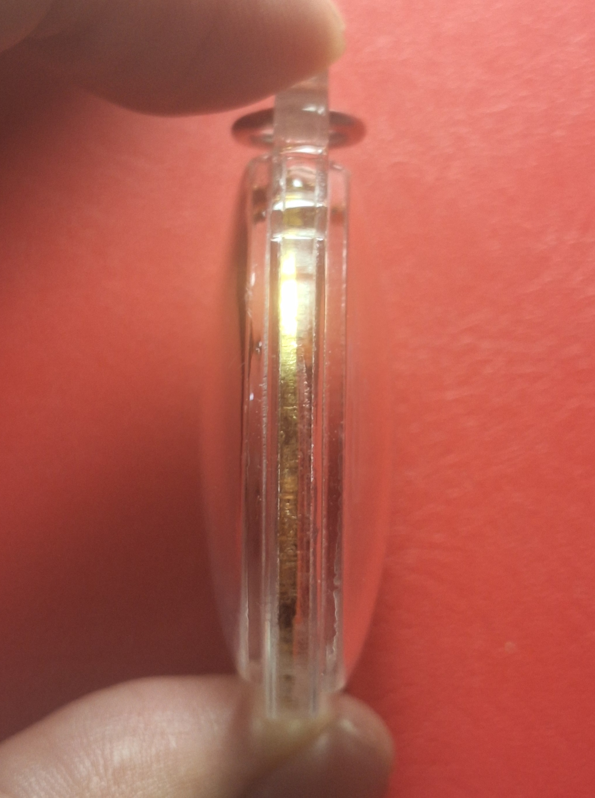 หลวงปู่มหาปิ่น ชลิโต วัดป่าพระธาตุเขาน้อย ปี๒๕๑๘ เนื้อกะไหล่ทองลงยา(องค์ที่3)