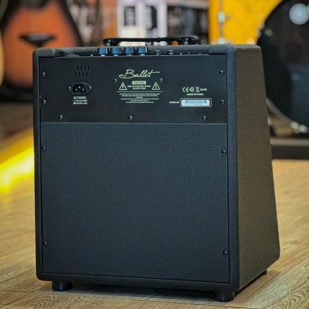 Bullet แอมป์กลอง DA-60 ขนาด 60 วัตต์ ต่อบลูทูธ เสียบอุปกรณ์ได้ 2 ช่อง มีหูหิ้ว มี2สี ดอกลำโพง 10 นิ้ว +ประกันศูนย์ไทย