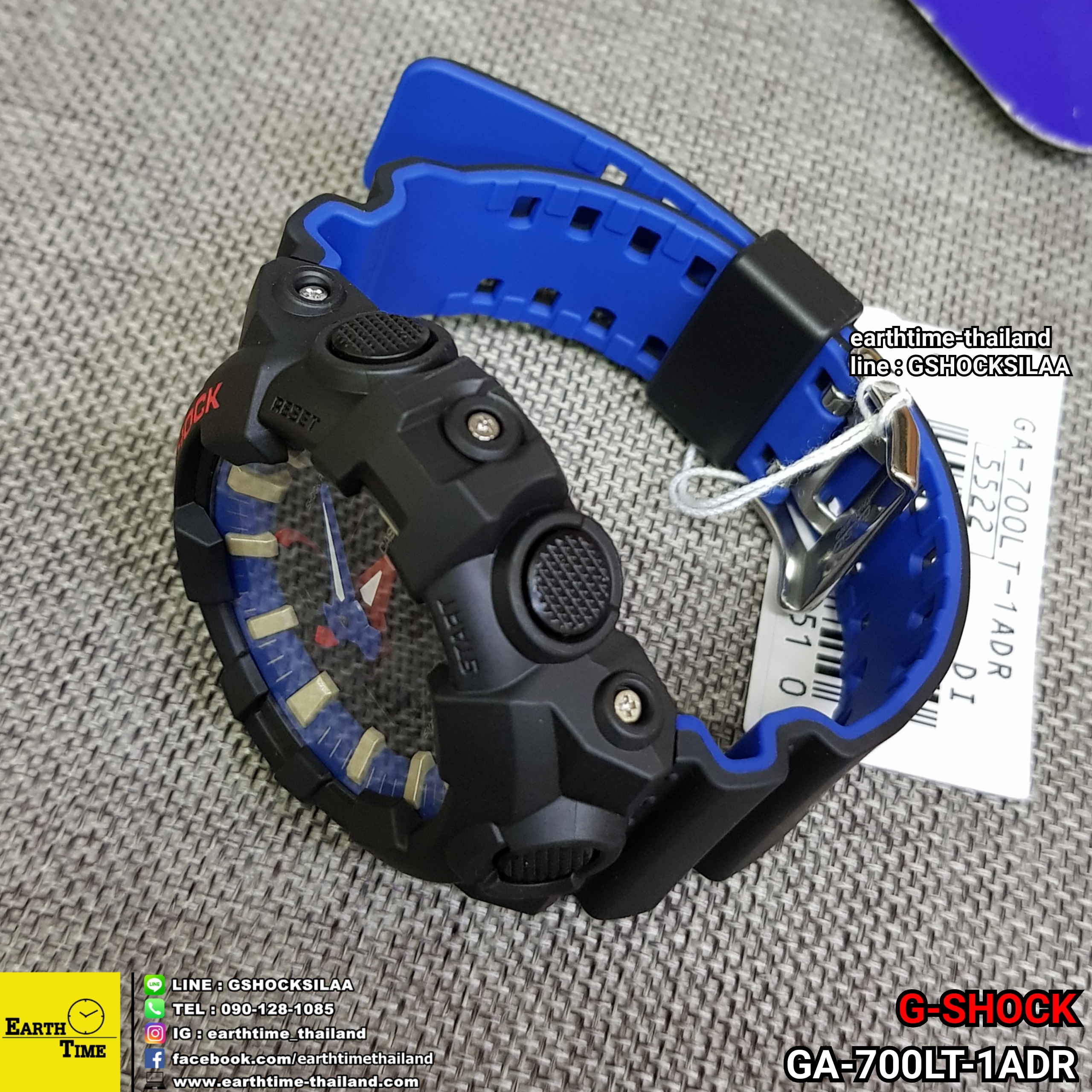 G-Shock LT Black & Tricolor Series ของใหม่แท้100% รับประกัน 1 ปี รุ่น GA-700LT-1ADR