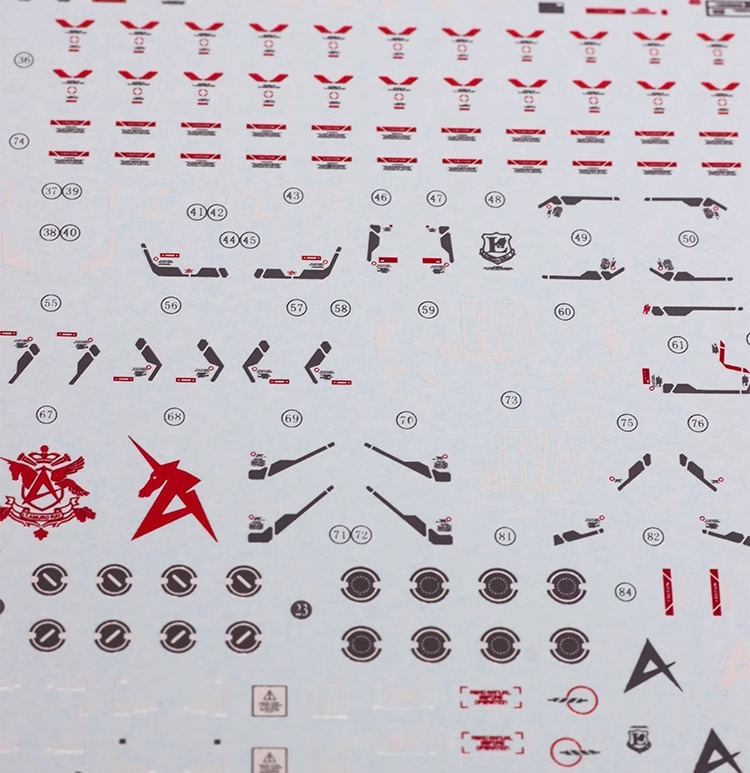 039 Water Decal RG1/144 Nu Gundam ยี่ห่อ S.I.M.P. Model Decal