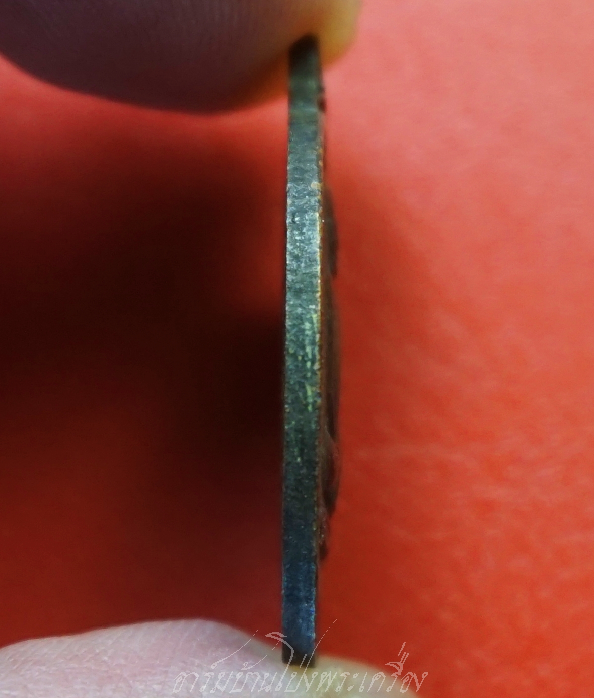 หลวงปู่โต๊ะ วัดประดู่ฉิมพลี ออกที่วัดถ้ำสิงโตทอง จ.ราชบุรี เสด็จพระราชดำเนินตัดลูกนิมิตร ปี๒๕๓๕ เนื้อทองแดงรมดำ(องค์ที่1)