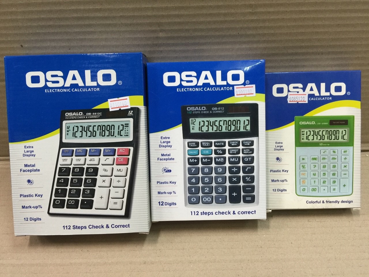 เครื่องคิดเลขจีน osalo รุ่น OS-2980