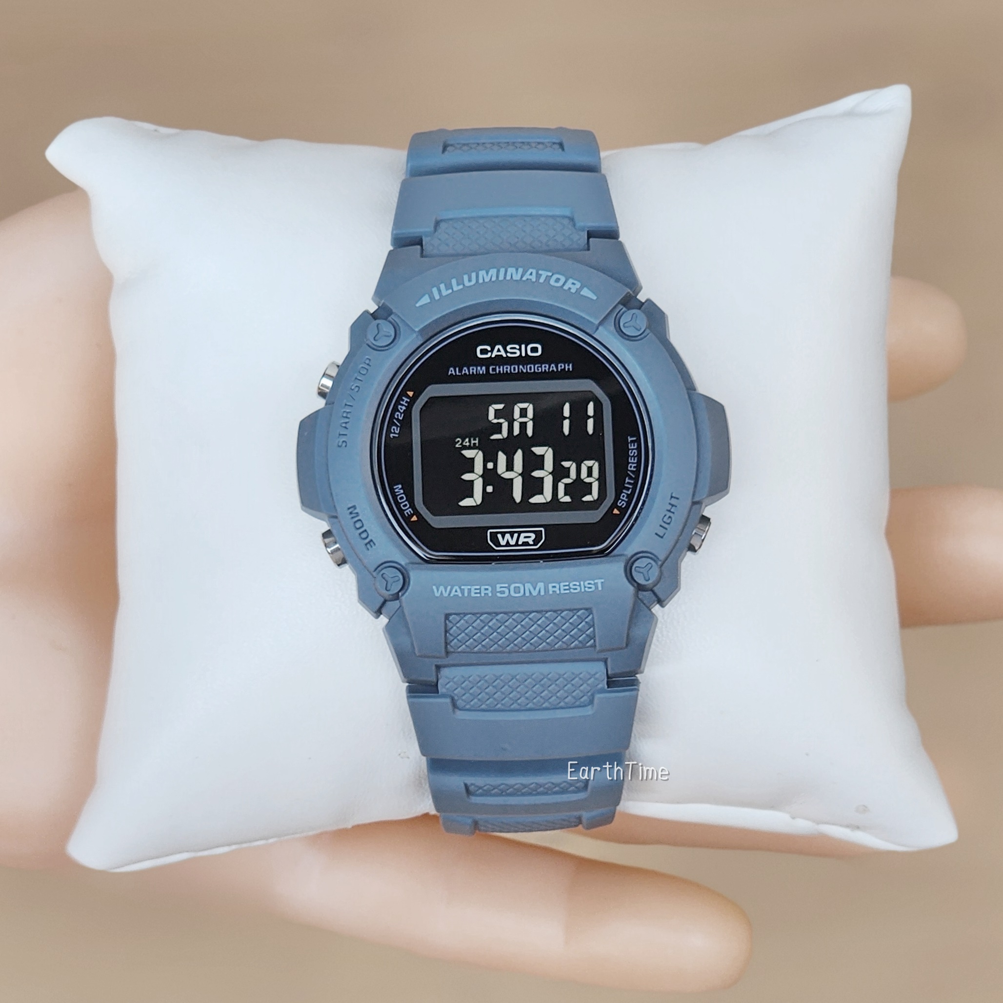 W-219HC-2BV l CASIO สายเรซิ่น