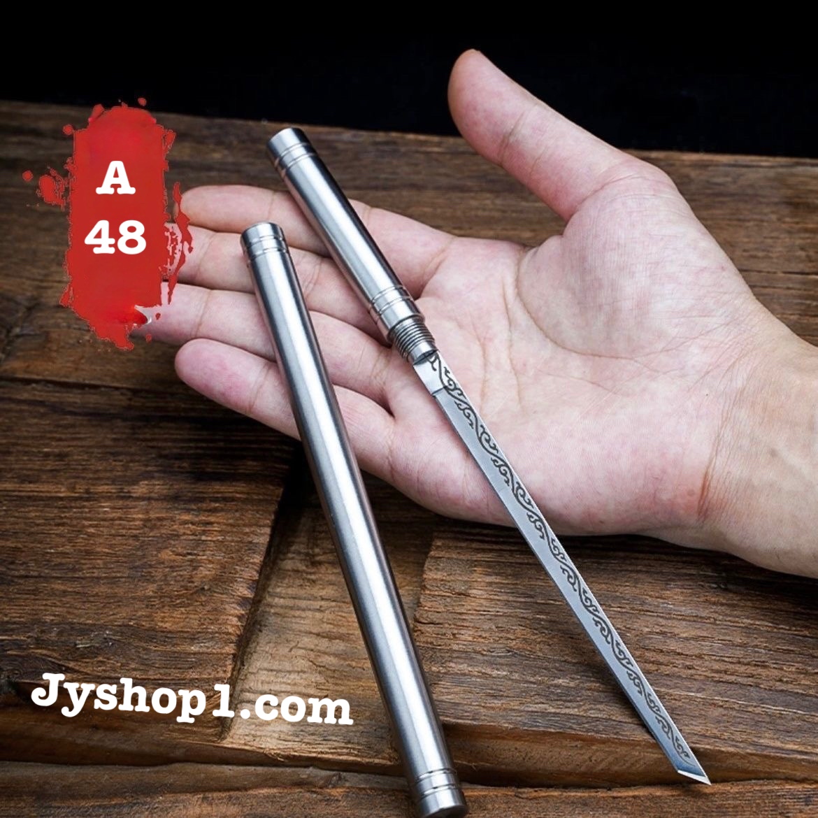 มีดพก มีดทำครัว มีดเดินป่า รุ่น A48 พร้อมส่ง ราคาถูก