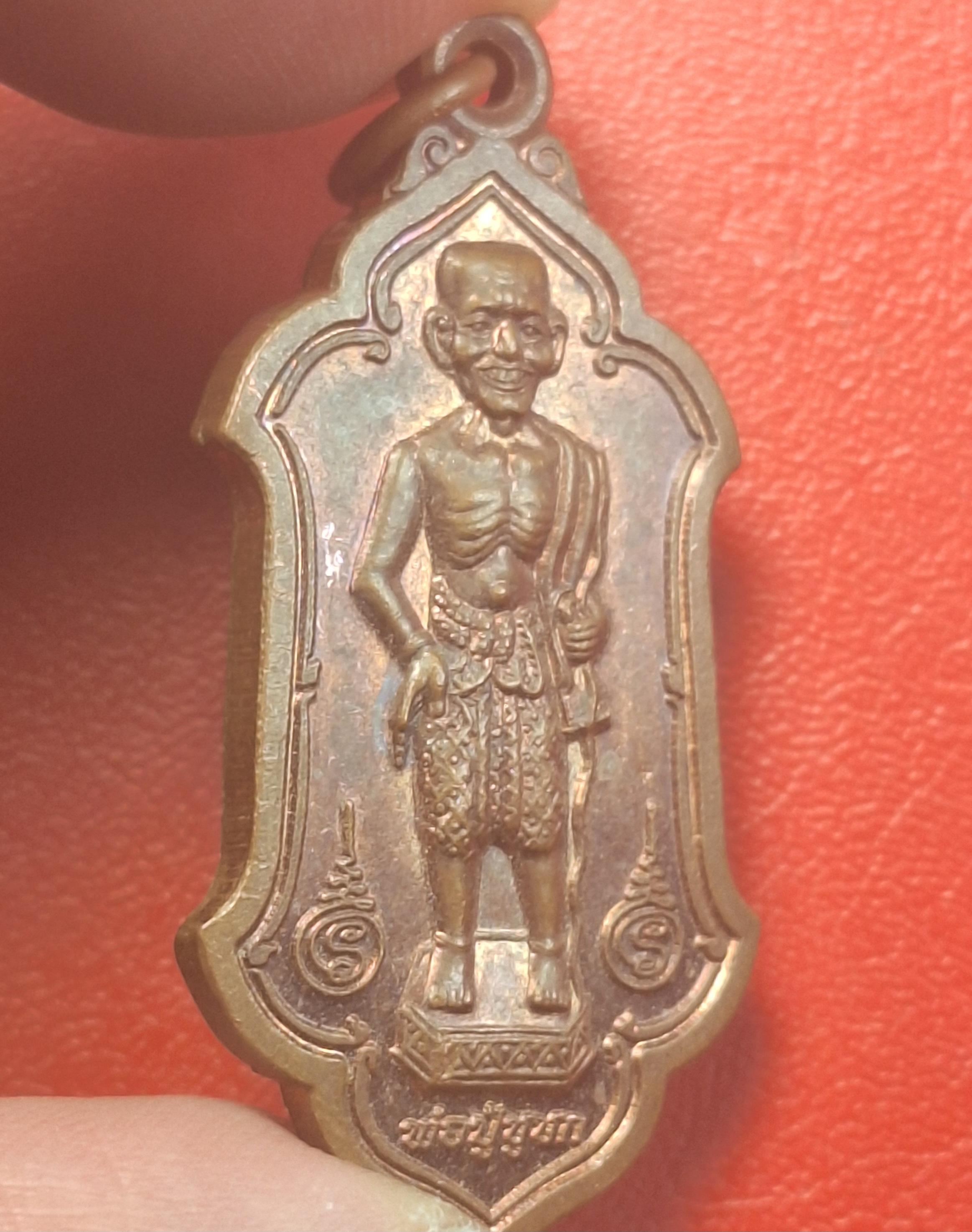 พ่อปู่ชูชก วัดทรงธรรมวรวิหาร จ.สมุทรปราการ ตอกโค๊ต เนื้อทองแดง(องค์ที่1)