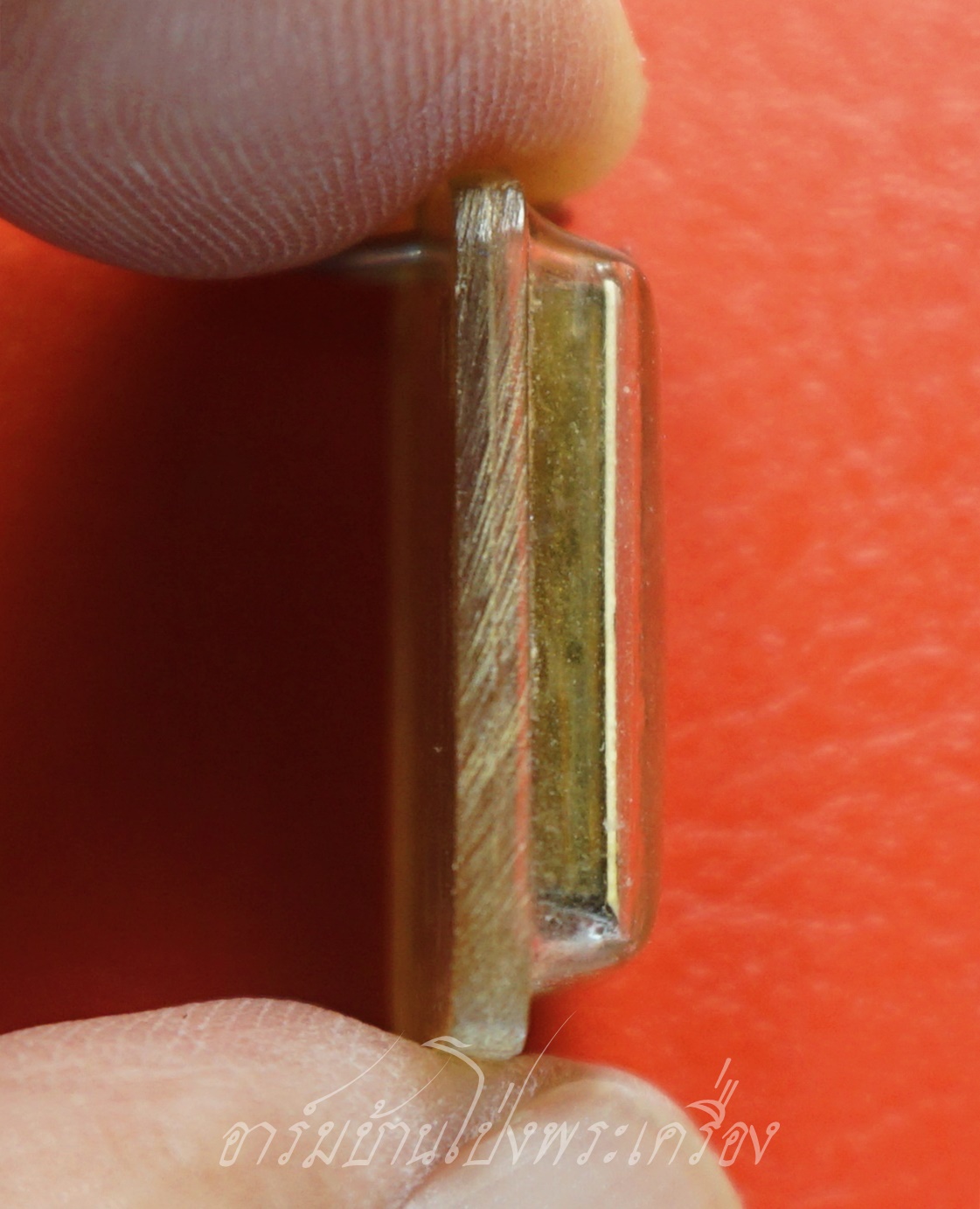 หลวงพ่อถมยา วัดถ้ำฤาษีเขางู รูปถ่าย หลังตะกรุด สามเค(องค์ที่1)