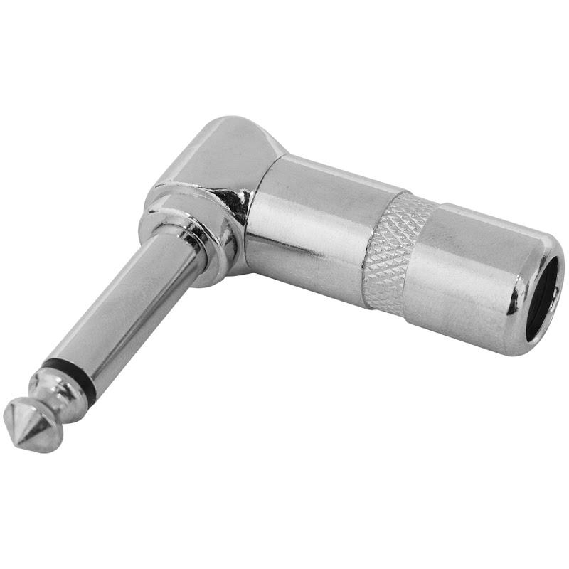 หัวแจคงอ 6.5 Kirlin 2359CC คู่ หัวแจ็คโมโน แบบเปลือย หัวงอ 1/4" อย่างดี (Audio Jack)