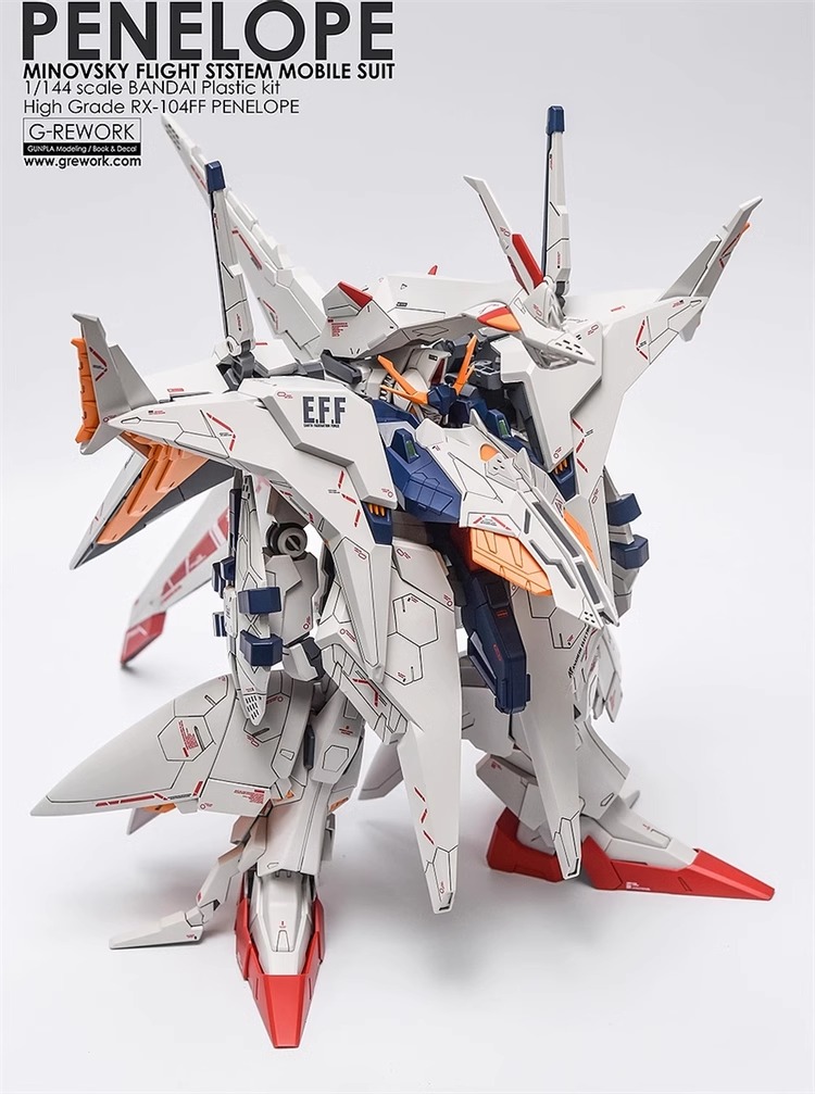 Water Decal 023 HG1/144 Penelope ยี่ห่อ Ghost-Decal