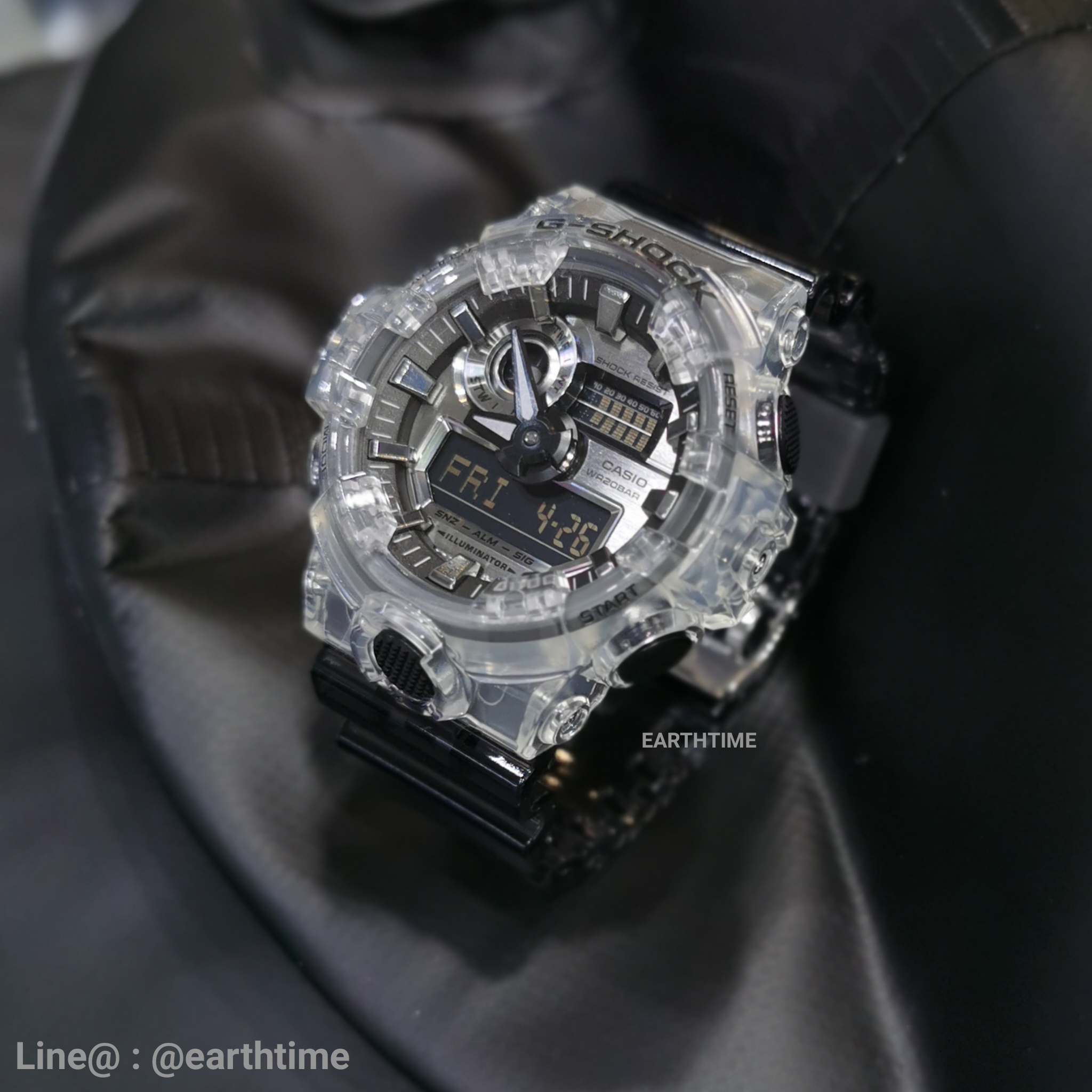 G-Shock Clear Skeleton Series ของใหม่แท้100% รับประกัน 1 ปี รุ่น GA-700SK-1ADR