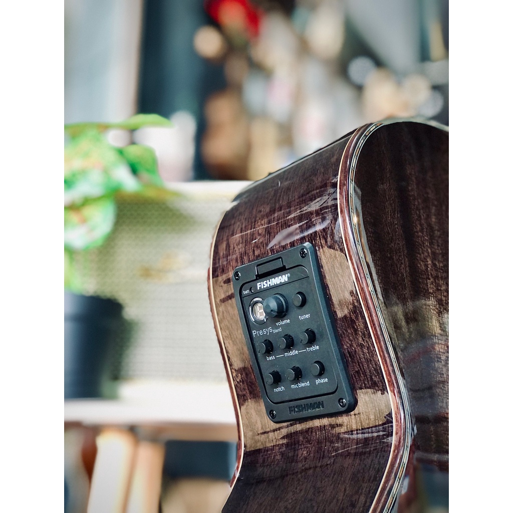 Resonance กีต้าร์โปร่งไฟฟ้า All Solid รุ่น R02 ไม้แท้ทั้งตัว มะฮอกกานี