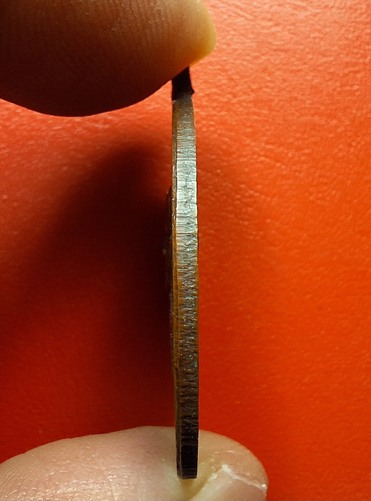 พระครูบุญนาค วัดลำพยอม รุ่นแรก ปี๒๕๒๑ เนื้อทองแดง(องค์ที่6)