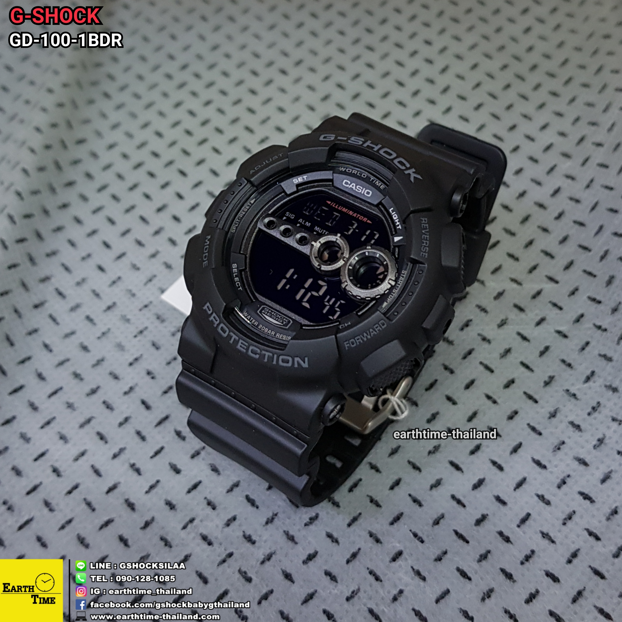 G-Shock ของใหม่แท้100% รับประกัน 1 ปี GD-100-1BDR
