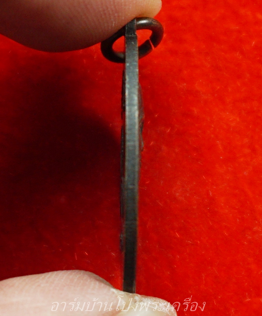 อาจารย์แป๊ะ วัดคงคาราม รุ่นแรก ปี๒๕๑๖ เนื้อทองแดงรมดำ(องค์ที่1)