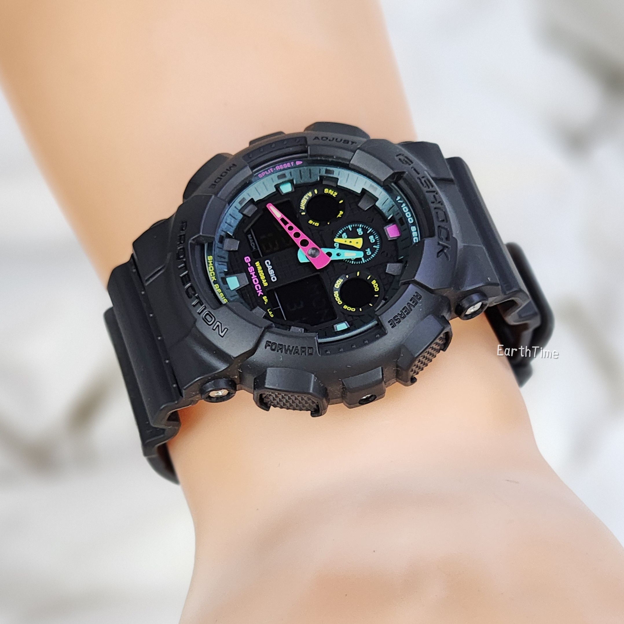 GA-100MF-1A l G-Shock Multi-Fluorescent Accents Series l G-SHOCK