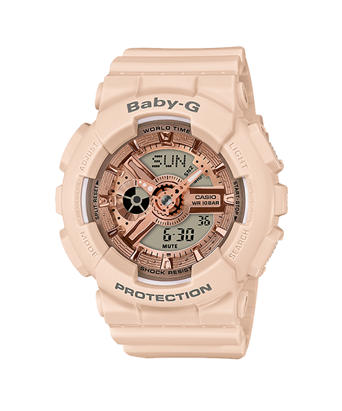 Baby-G Pink Beige Colour Series ของใหม่แท้100% รับประกัน 1 ปี รุ่น BA-110CP-4ADR