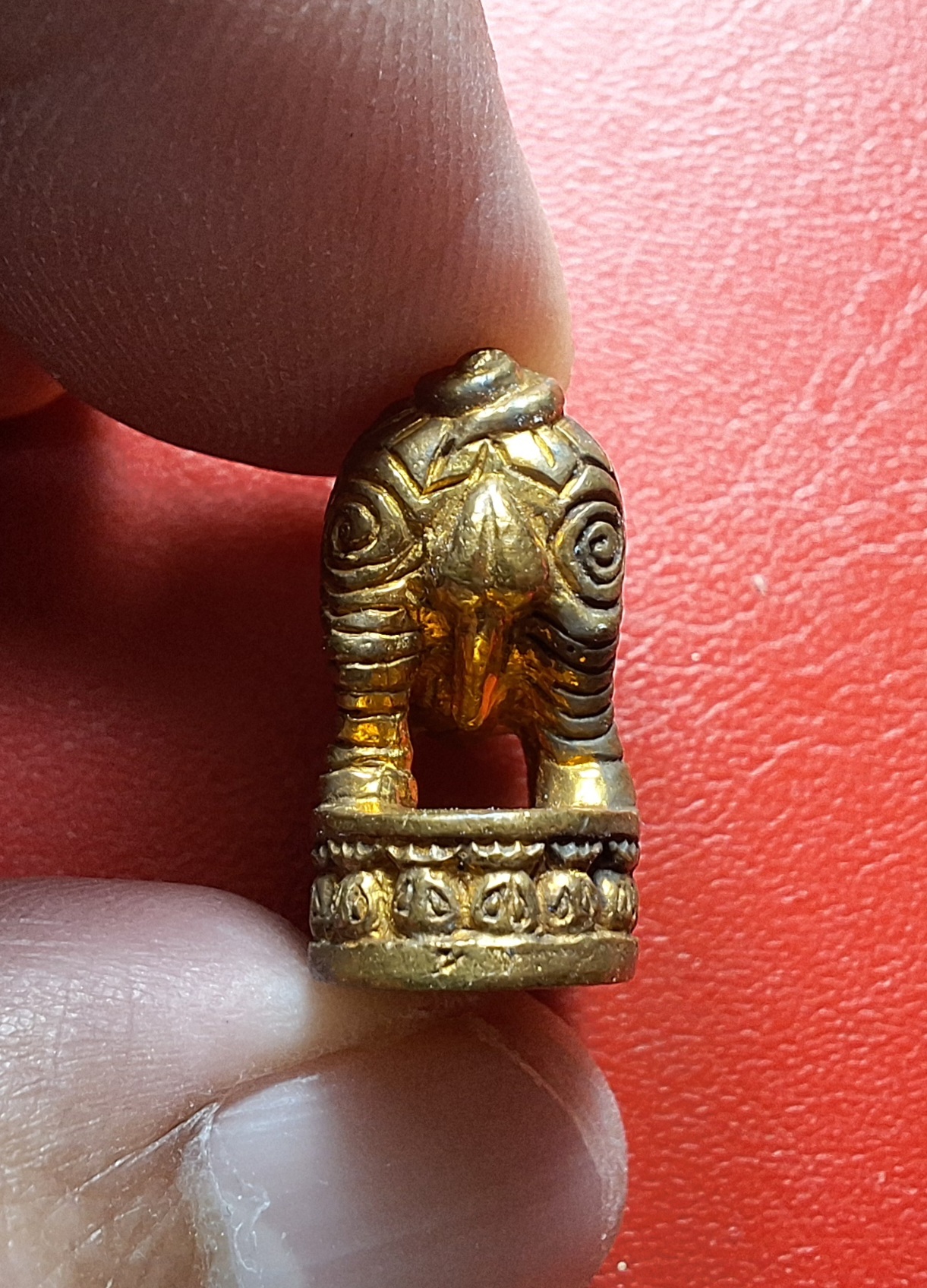 หลวงพ่อสอน วัดลาดบัวขาว พญาหมู โภคทรัพย์ พิมพ์เล็ก ปี๒๕๕๓ เนื้อฝาบาตร(องค์ที่1)