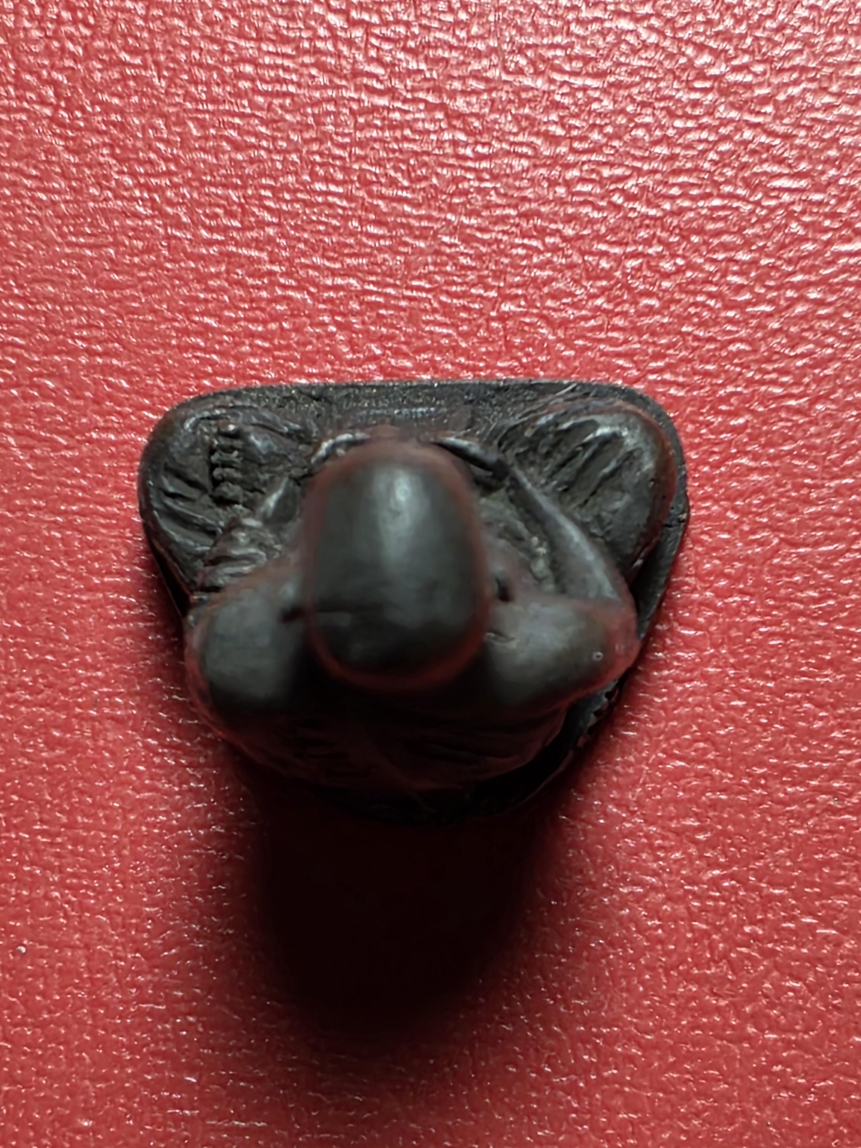 หลวงพ่อพิมพ์มาลัย วัดหุบมะกล่ำ รูปหล่อ เนื้อทองแดง ตอก2โค๊ต(องค์ที่3)