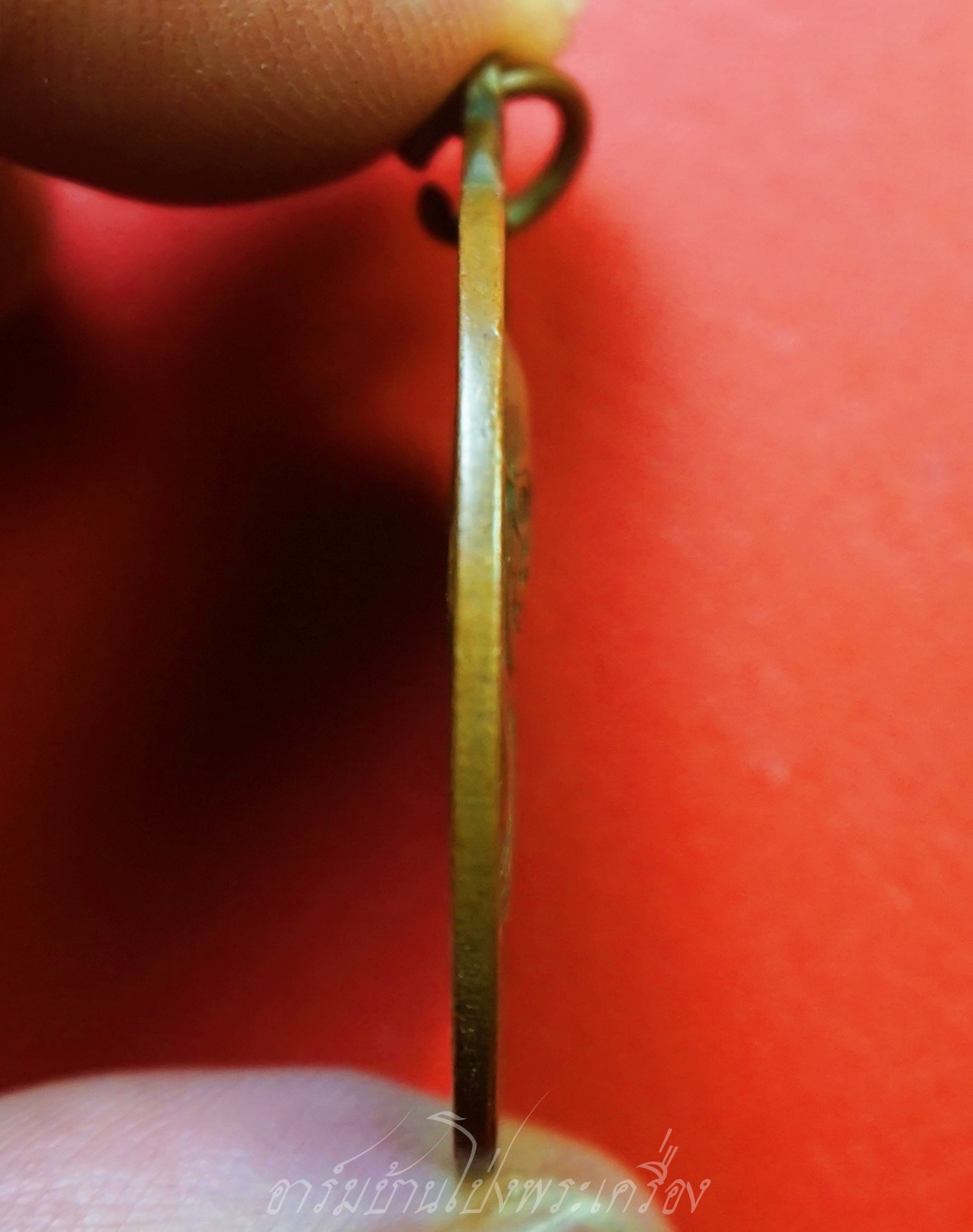 เจ้าอธิการเดช เตชวโร วัดถ้ำเต่า หลัง3หุบเขา เนื้อทองแดงผิวไฟ(องค์ที่1)