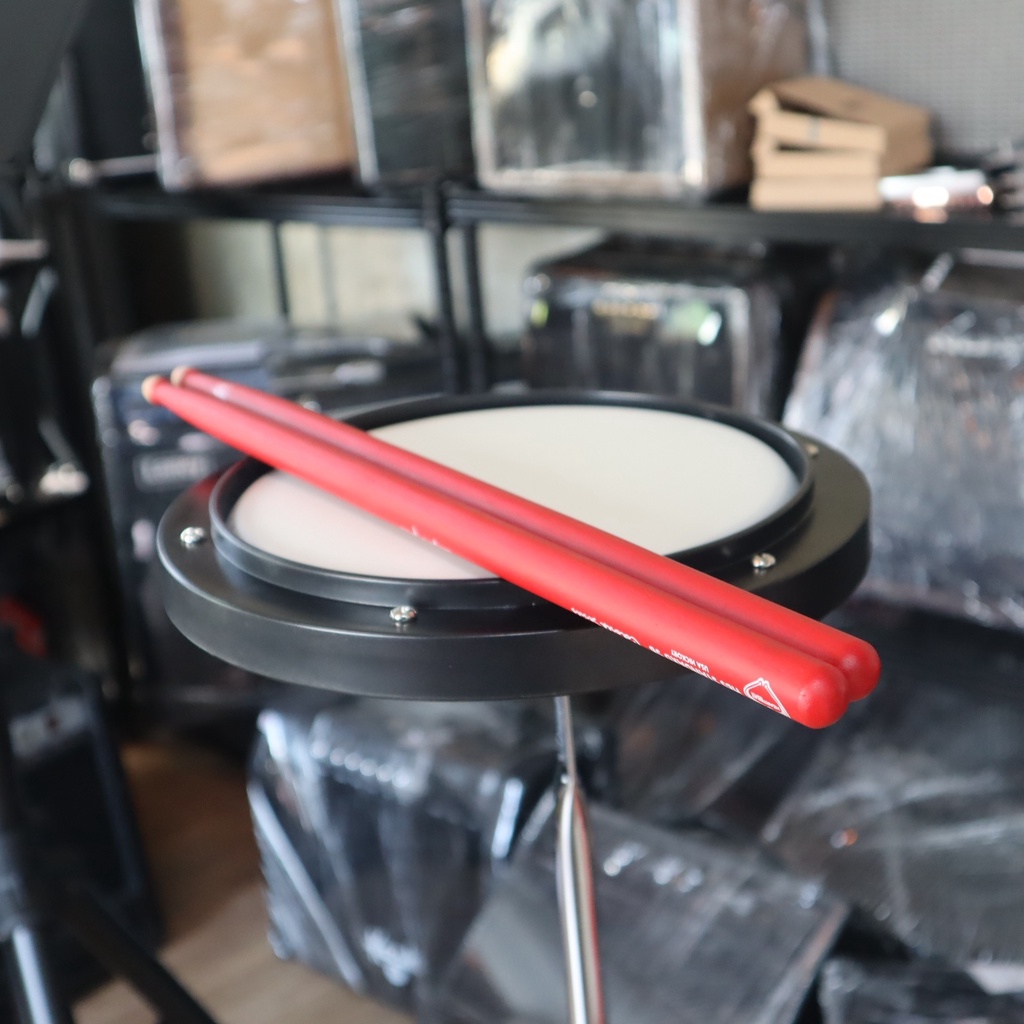 แป้นซ้อมกลอง Ash ขนาด 8 นิ้ว" พร้อมขาตั้งแป้นซ้อม